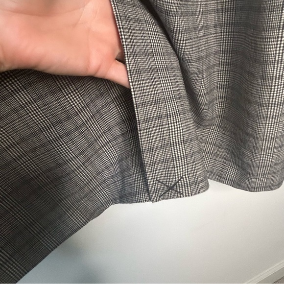 NEW AEO American Eagle Black White Button Knit Oversized Blazer Jacket Academia - Picture 13 of 13